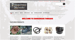 Desktop Screenshot of dangerousthreads.com